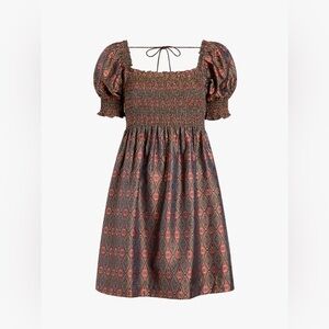 Hill House Multi-Color Mini Dress